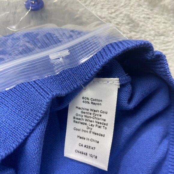 Talbots Button Down Long Sleeve Sweater Women's Size Petite Mp BRAND NEW - Picture 7 of 9